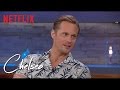 Alexander skarsgard wants more than eight kids  chelsea  netflix