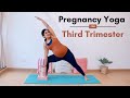 Pregnancy yoga for third trimester  20 mins prenatal yoga for lower body strength  birth prep