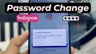 Details Fix Instagram Password Change Invalid credentials Problem Update