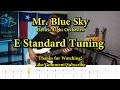 Mr blue sky  electric light orchestra bass cover with tabs