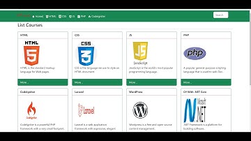 PHP,HTML,CSS,JS Codeigniter,Laravel,Wordpress,.NET C# Educational portal