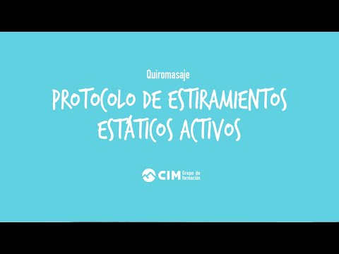 CIM Formación - Protocolo de estiramientos estáticos activos