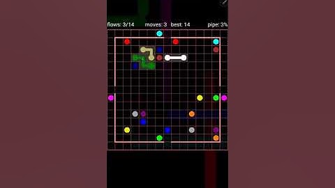 How To Solve Flow Free Jumbo Courtyard Pack Level 140 15x15 Board Walk Through Solution Walkthrough