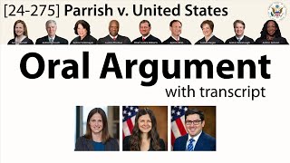 Oral Argument on a prisoner missing filing deadlines: Parrish v. United States