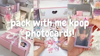 ✨🍡 packing kpop photocards! #19 [asmr] (tiktok compilation) | minsbymon