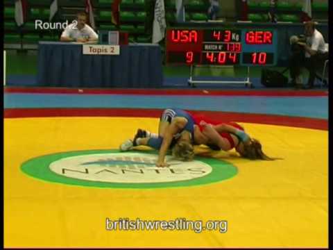 Female Wrestling 43kg USA v GER