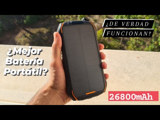 Cargador solar, 38800 mAh, cargador de energía solar portátil, batería de  reserva externa impermeable con 2 linternas USB/LED compatibles con iPhone