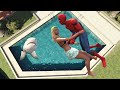 GTA 5 Water Ragdolls | SPIDERMAN Jumps/Fails ep.5 (Euphoria Physics | Funny Moments)