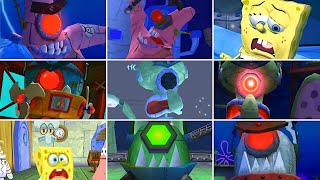 SpongeBob's Truth or Square - All Bosses Comparison (DS vs. PSP vs. Wii vs. Xbox 360) [4K]