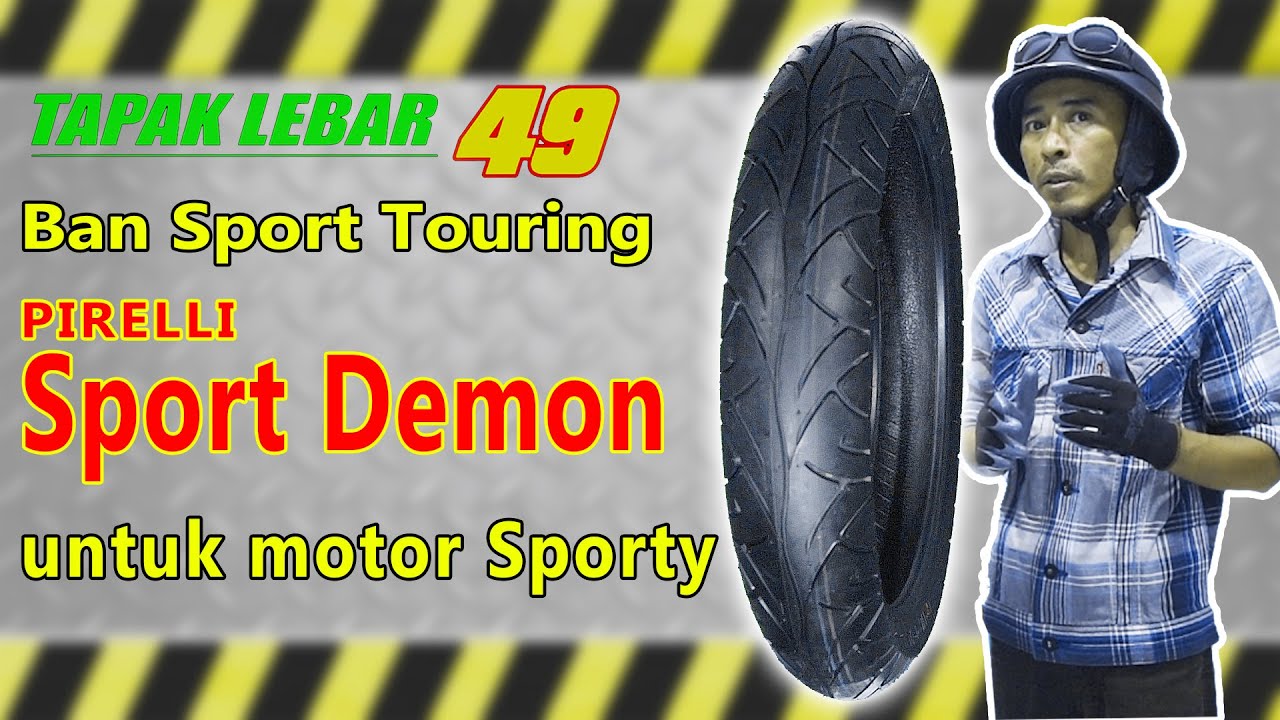  Ban  PIRELLI Sport Demon 110 70 17 Sport Touring  untuk 