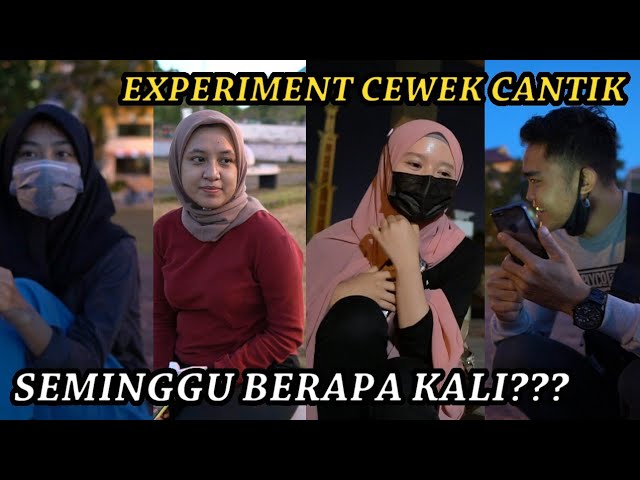 EXPERIMENT CEWEK CANTIK‼️SEMINGGU BERAPA KALI ⁉️ class=