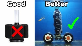 How to make aquarium filter from bottle | Aerator biofoam filter DIY | Filter for fish tank DIY