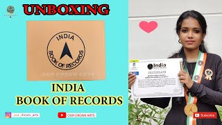 India Book of Records Unboxing | My First NATIONAL RECORD