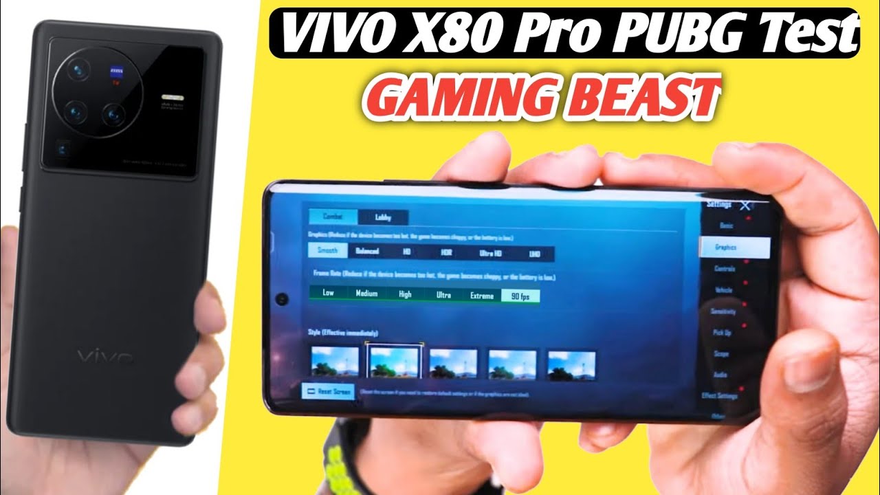 Vivo X80 Pro 5G Pubg Test & BGMI Test