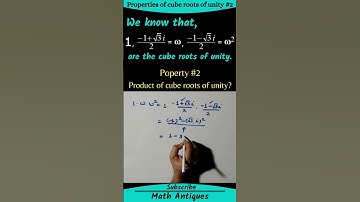 Product of cube roots of unity - Complex Numbers | Very useful for IIT JEE