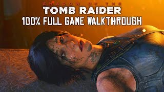 Shadow Of The Tomb Raider -  FULL GAME 100% Walkthrough - (Xbox One X 4K) - No Commentary