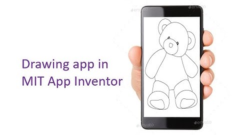 Drawing app using MIT App Inventor