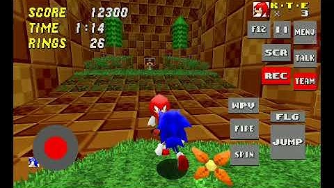 Sonic Robo Blast 2 Sonic & Knuckles 3d Model