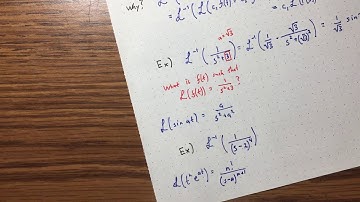 Lecture 22 - Inverse Laplace Transforms