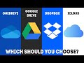 OneDrive vs Google Drive vs Dropbox vs iCloud - Which Should You Choose?
