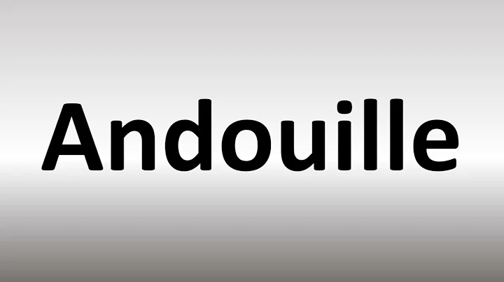 How to Pronounce Andouille