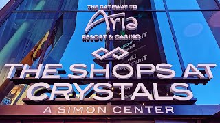 The Shops at Crystals 2024 Walkthrough in 4K  Las Vegas, Nevada