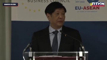 Marcos delivers closing keynote at ASEAN-EU Business Summit