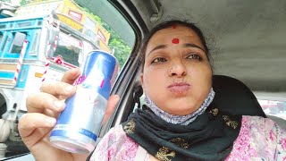 Energy Drink Red Bull..Test Of Red Bull.. गांव कीर्तन भजन..street food momos,gollgappe