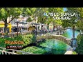 Lislesurlasorgue  french village tour provence  plus beaux villages de france 4k vido