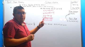 Point Slope Formula ASL explained