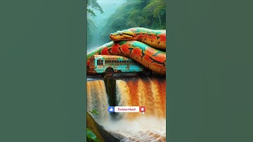Nature Adventure : big python scary video #shorts #trandingshorts #viralvideoshorts #nature #aiart