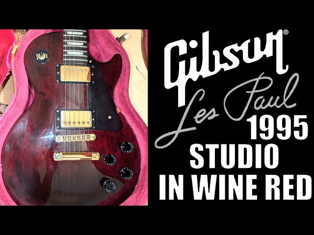 1995 Gibson Les Paul Studio in Wine Red - YouTube