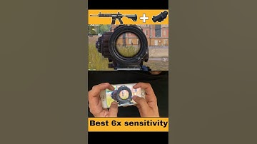 🔥6X Zero Recoil sensitivity | 6x no Recoil Spray | 6x Zero Recoil Sensitivity with Gyroscope