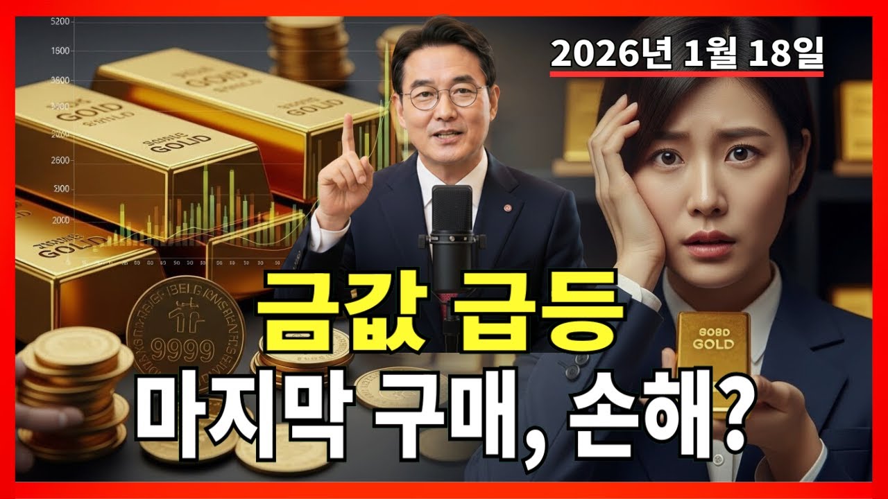 2026년 1월 18일 🇰🇷 오늘 한국 금가격: 금값 급등, 하루 끝에 산 사람은 손해를 보는 걸까? 자세히 설명! |금가격 |금투자 |경제분석