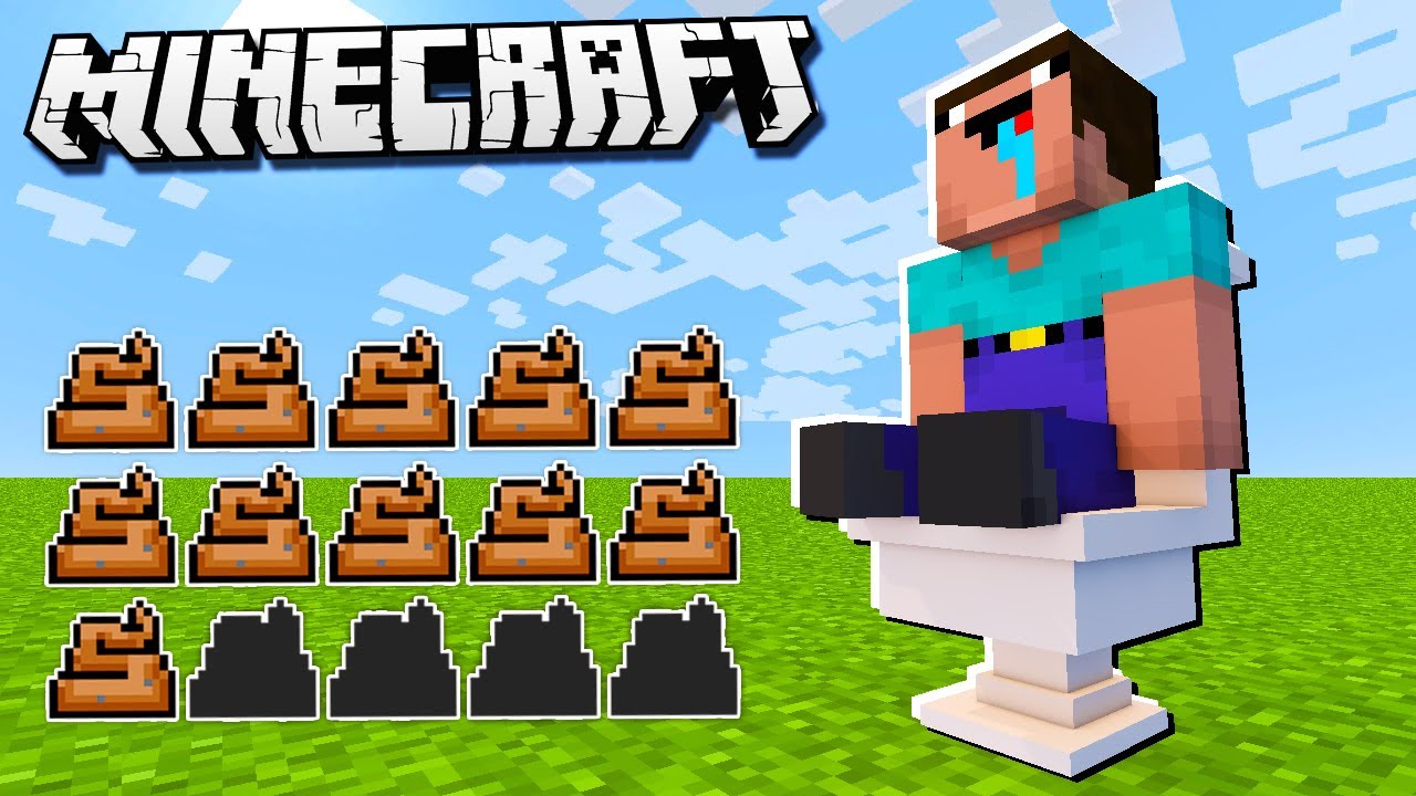 IF There was a POOP  BAR in Minecraft  YouTube