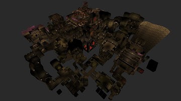 QUAKE: Dimension of the Fused map playthrough - episode 1 combined in only one map - all secrets