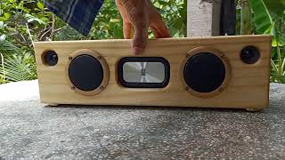 DIY Bluetooth speaker using pine