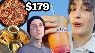 I Tried Travis Barker’s SUPER EXPENSIVE Vegan Diet