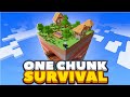 Minecraft One Chunk Survival With My Friend 😱 Can We Beat The Game in ONE CHUNK? (Hindi)