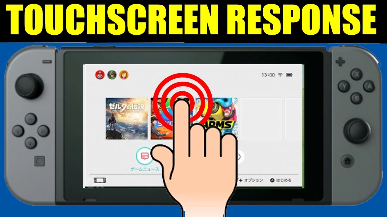 Here's How SMOOTH and RESPONSIVE The Nintendo Switch Touch Screen Is!!!  (FIRST TIME IN ACTION) - YouTube