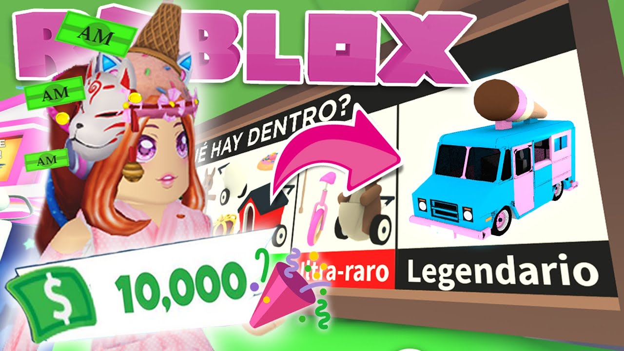 Carro De Helados Legendario Obten 10 000 Bucks Gratis - como conseguir muy rapido el nuevo tren de adopt me en roblox