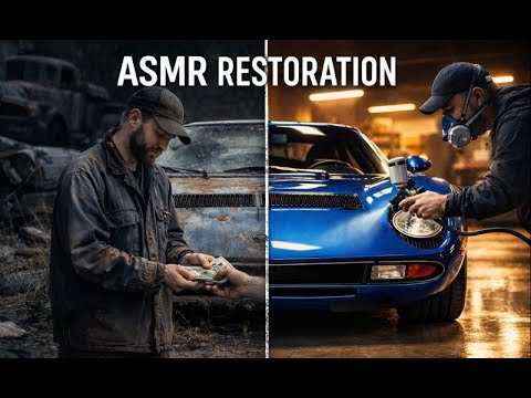 ASMR Car Restoration | Abandoned 1971 Lamborghini Miura P400 SV Rebuilt to Perfection