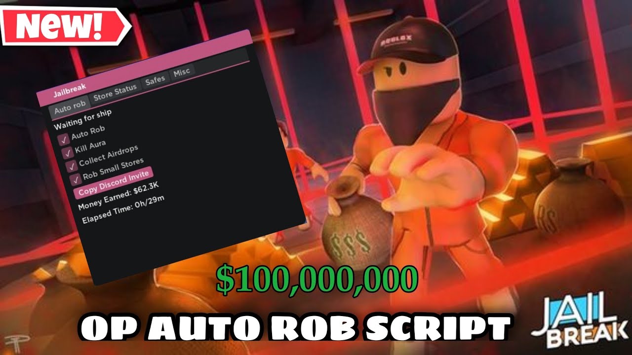 JAILBREAK AUTOROB SCRIPT PASTEBIN 2022 WORKING! Roblox YouTube