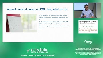 Dr Paul Molyneux - Managing PML risk in patients treated with Natalizumab.