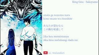 King Gnu - Sakayume // Lirik   Terjemahan