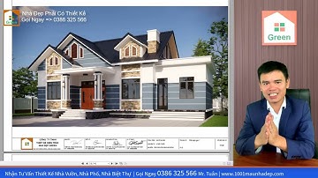 MẪU NHÀ VƯỜN MÁI THÁI ĐẸP NĂM 2023 | Cảm ơn anh Tuyên ở Cẩm Giàng Hải Dương