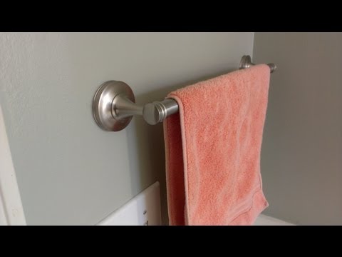 Como instalar un toallero en el baño