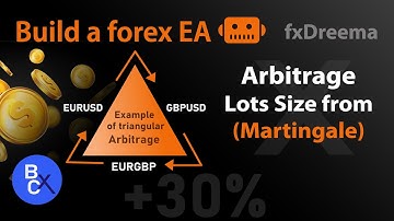 📈Build a forex EA Robot (No Code) Arbitrage Trading Strategy Lots Size from (Martingale) by fxDreem