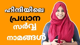 ഹിന്ദിയിലെ പ്രധാന സർവ്വ നാമങ്ങൾ പഠിക്കാം  | SOME IMPORTANT PRONOUNCE IN HINDI | NIHA FIRSHAD