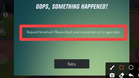 Request timed out. Please check your connection or try again later. in Gangstar New Orleans
